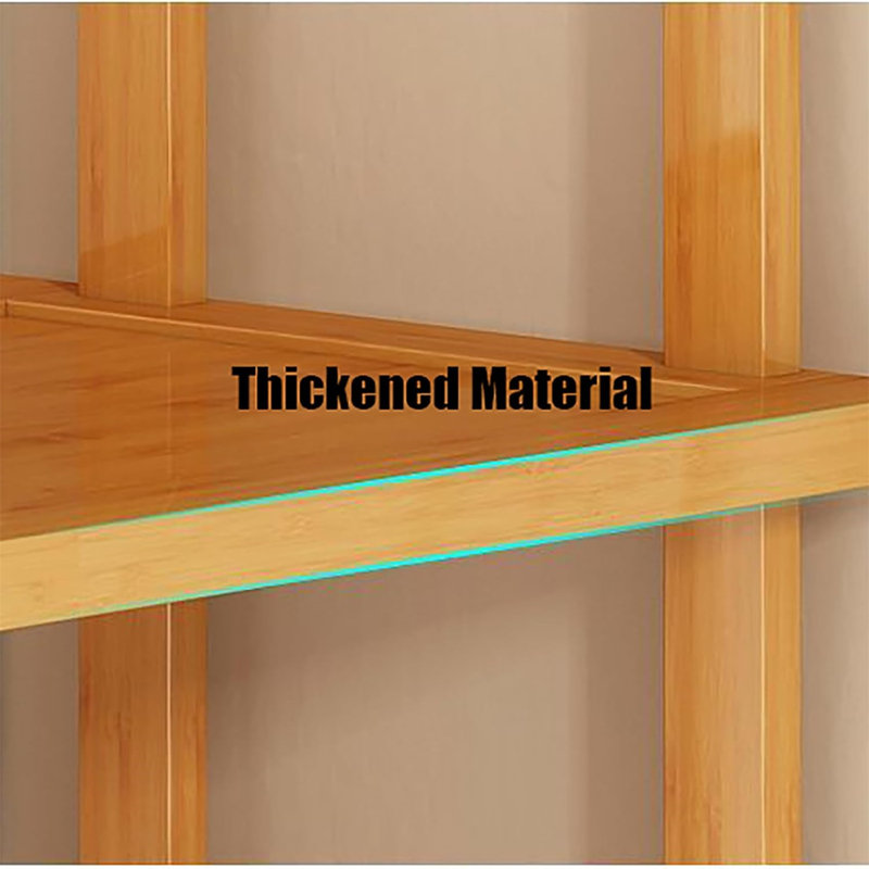 Support de rangement extensible à 9 niveaux en bambou - Organisateur pliant multicouche peu encombrant, aucun assemblage requis, étagère de comptoir en bois naturel pour la cuisine, la salle de bain ou le bureau à domicile