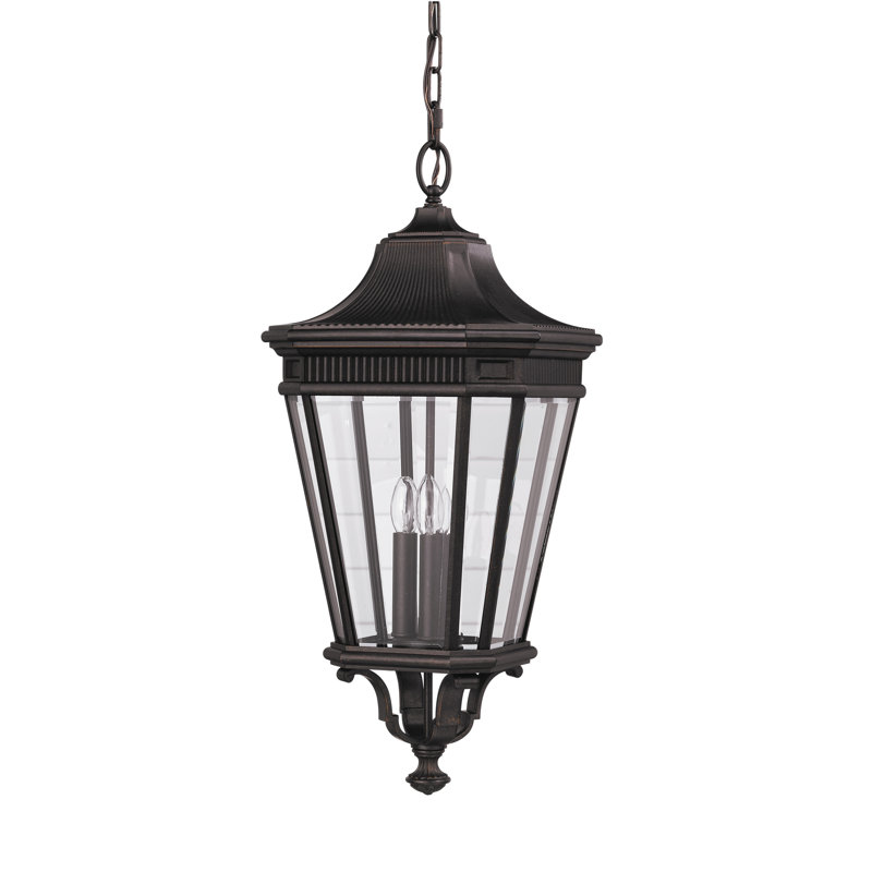 Petit luminaire suspendu Cotswold Lane de Génération Lighting , H 21,5 po x l 9,5 po, Bronze grec