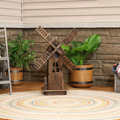 Eagleville Weather Resistant Wood Windmill