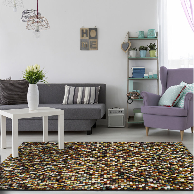 Alberts Polka Dots Area Rug, Rectangle 140 x 200cm