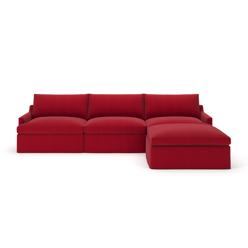 Wrenley Reversible Sectional, Bayou Flame Canvas