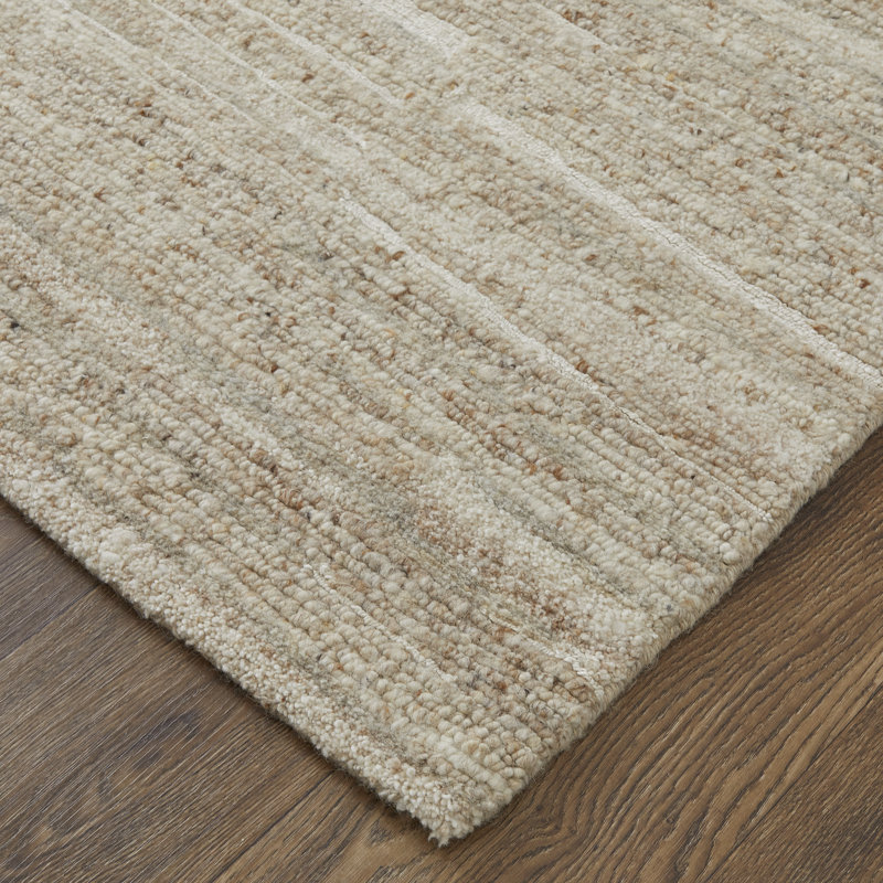 Navaro Wool Striped Area Rug, Rectangle 7'9" x 9'9"
