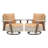 Lauma Outdoor Swivel Lounge Chair（Set of 2）-1218057573