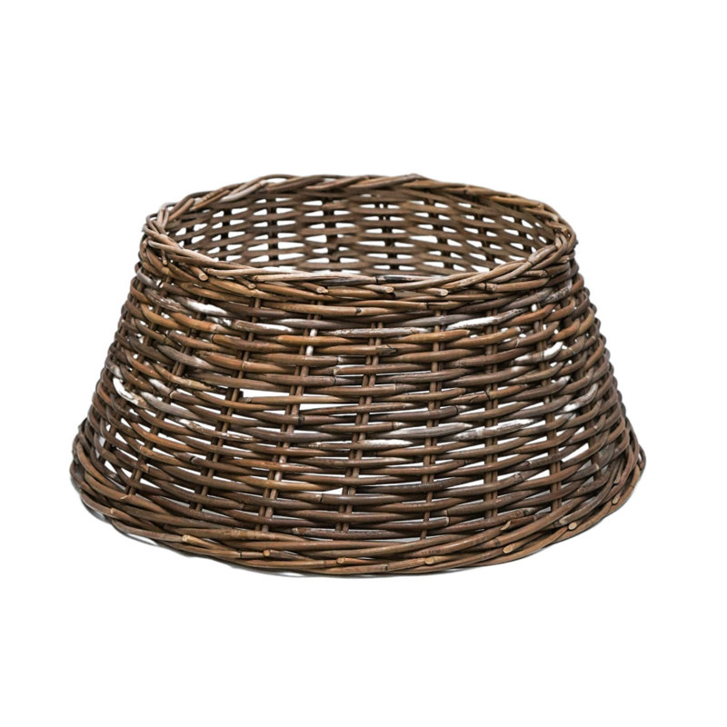 Wicker Christmas Tree Skirt, 26cm H x 60cm W
