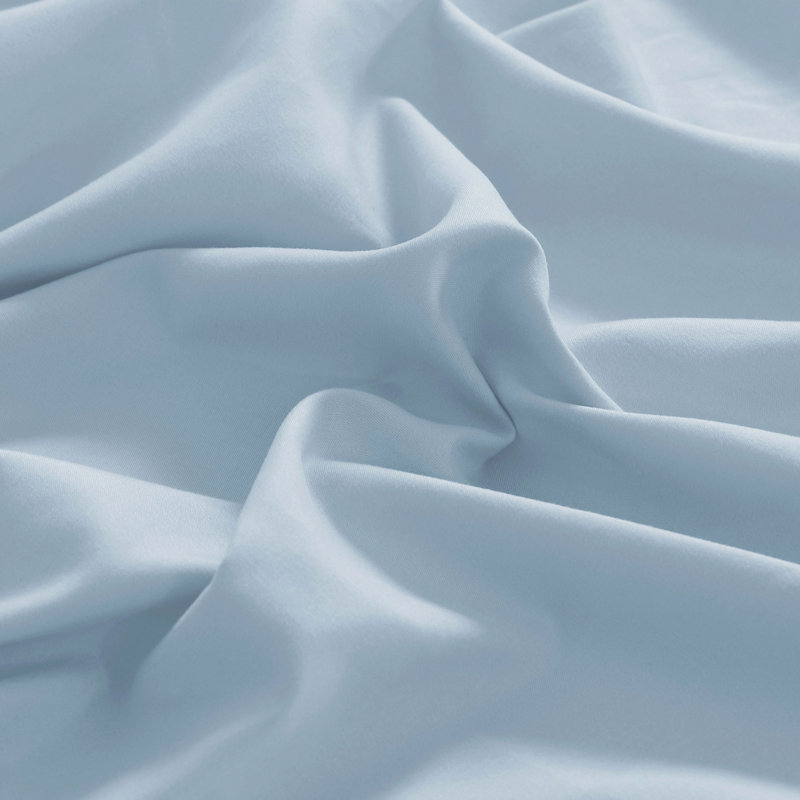 Soft Microfiber Single Flat Sheet - Basics by Wayfair™, Full Flat Sheet, Blue Fog