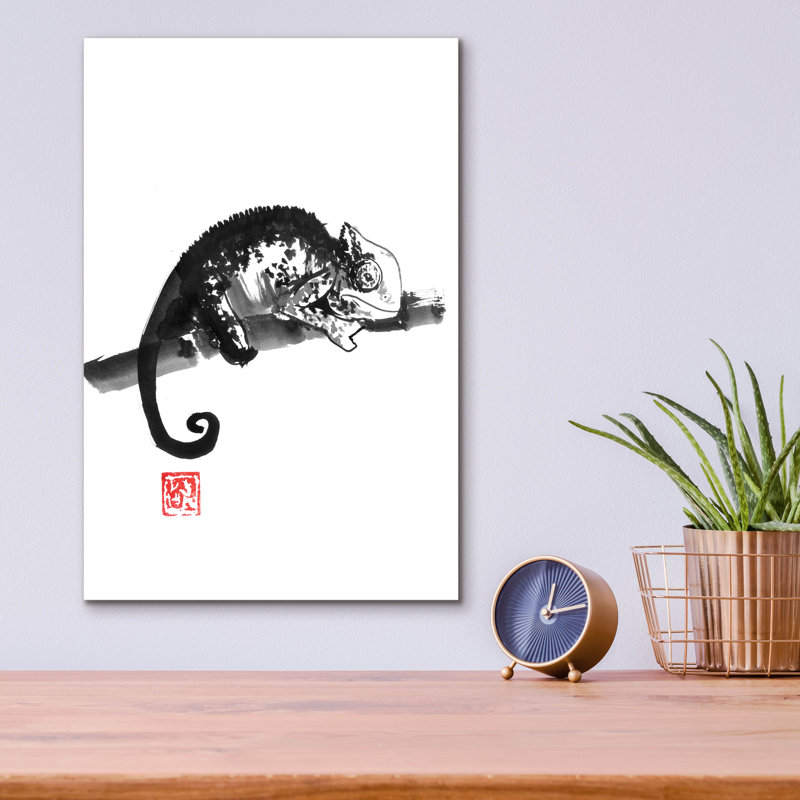 «Chameleon» par Pechane, H 16 po x l 12 po x P 0,13 po