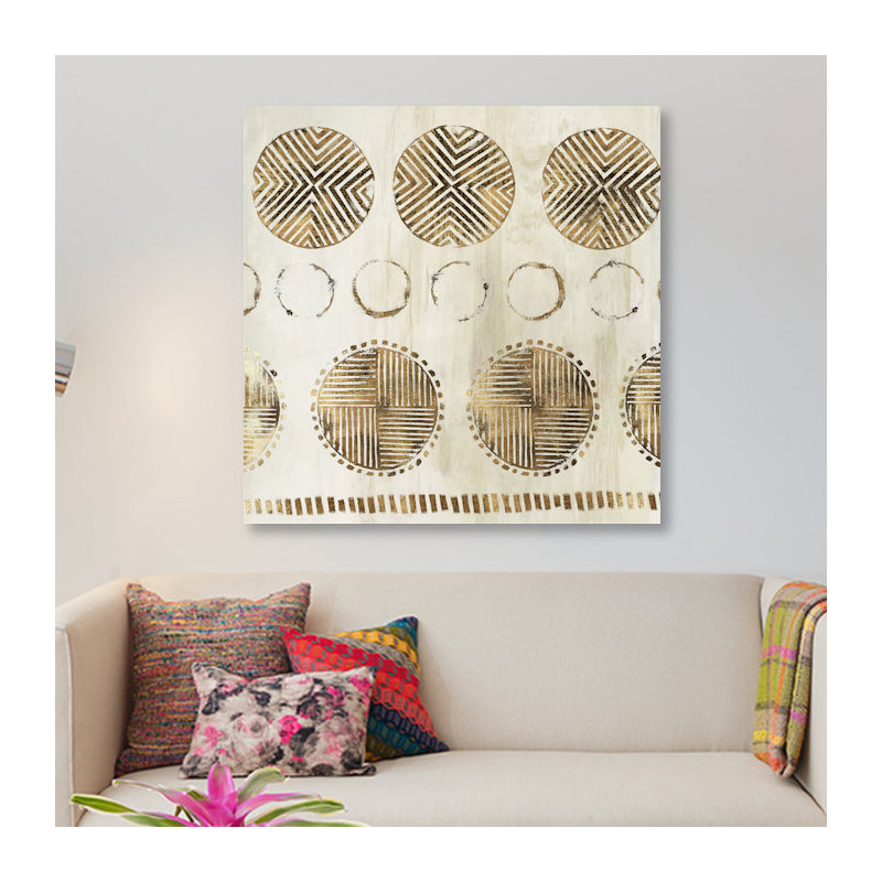 « africain pattern », impression sur toile, H 48 po x l 48 po x P 1,5 po