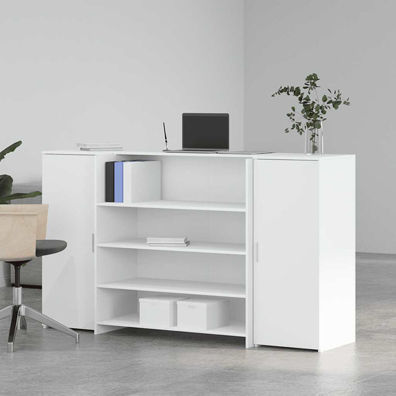Camariah Standing Desk, 103.5cm H x 180cm W x 50cm D, White