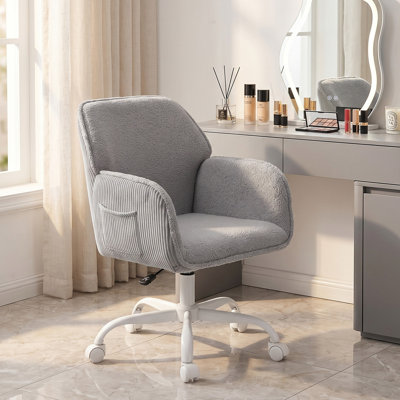 Vanity Chair Velvet Office Swivel Chair