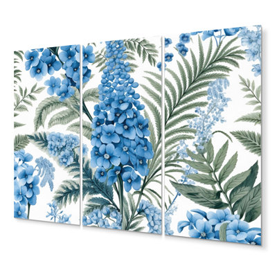 Farmhouse Plants & Flowers Wall Decor on Metal