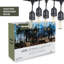 Guirlande d'extérieur standard à 15 ampoules Kantrell de 48 pi (connectable d'un bout à l'autre)-70381949