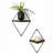 2 Piece Diamond Floating Shelf