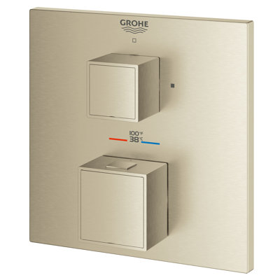Grohtherm Cube® Dual Function 2-Handle Thermostatic Trim