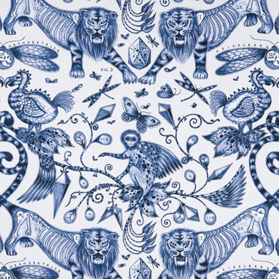 Clarke and Clarke Extinct Fabric