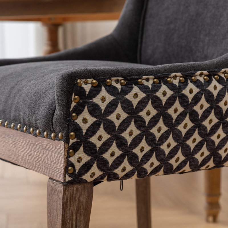 Chaise d'appoint, ensemble de 2 chaises d'appoint, chaise de cuisine, Noir
