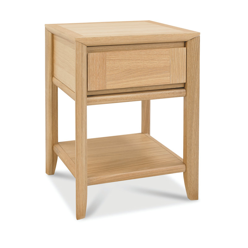 Southall Solid Wood End Table, Oak, Oak