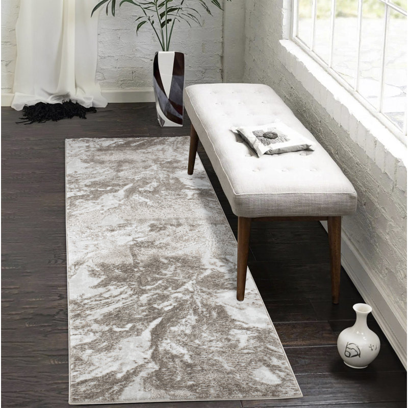 Bushmills Serenity Stone Rug, Runner 60 x 220cm