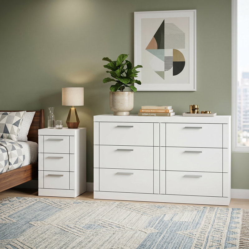 KIMBERLEY Piece Bedroom Set, White