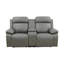Fauteuil inclinable en cuir Jehor