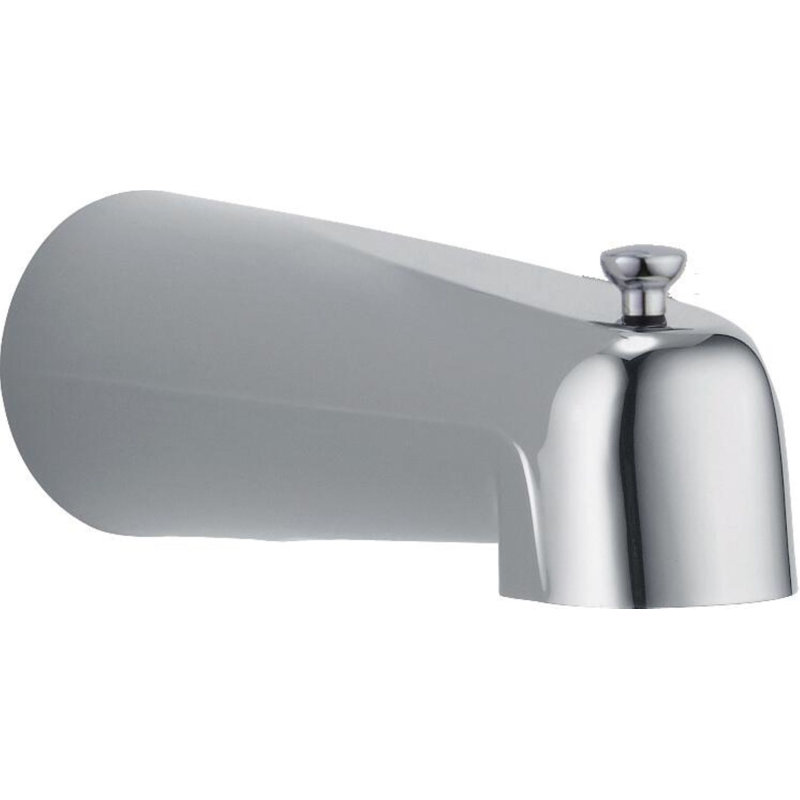 Victorian Wall Mounted Tub Spout Trim with Diverter, Chrome