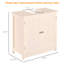 24” Pedestal Sink Bathroom Vanity Cabinet -
