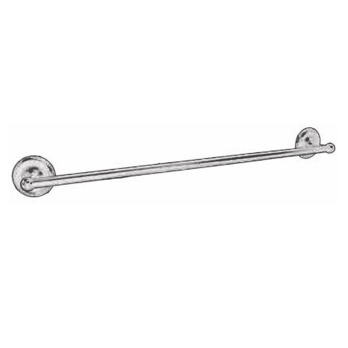 Barre à serviettes murale 26,69 po Whidbey, Nickel satiné