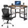 Corner Metal Base Computer Desk