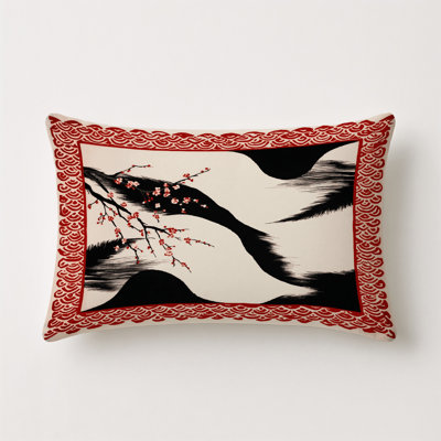 Petal Ribbons Indoor And Outdoor Throw Pillow