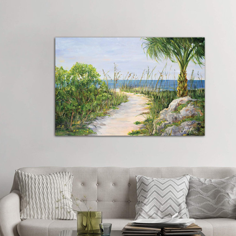My Path To Paradise by Julie Derice - Wrapped Canvas Painting, 152.5 cm H x 101.5 cm W