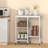 Rolling Kitchen Cart With Ample Storage For Small Spaces In Apartments (Adds Modern Charm)