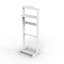 Portant à vêtements décoratif, support à vêtements avec organisateur de rangement, finition