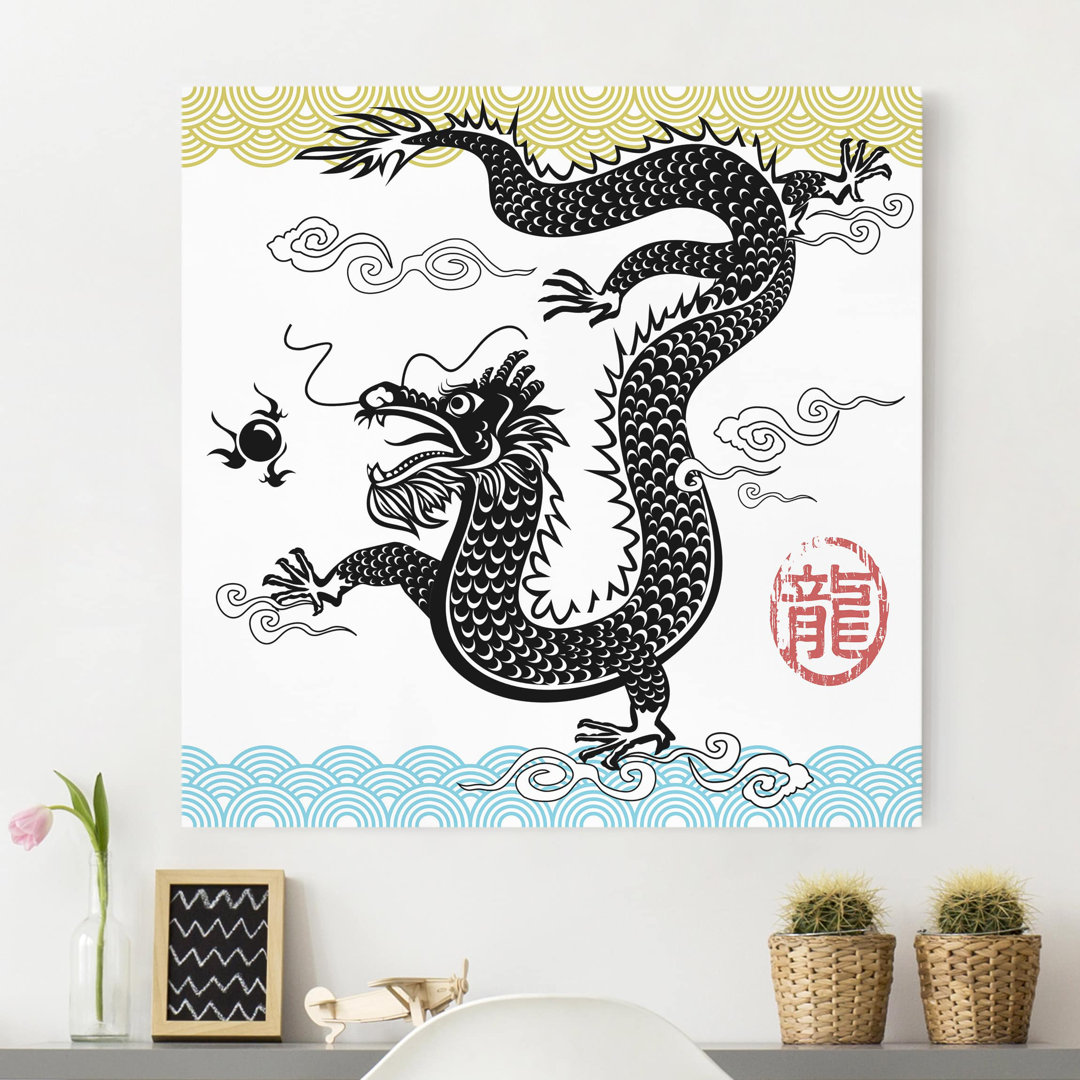 Leinwandbild Asian Dragon