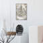 «Fashion and Glam Calligraphy Chandelier» - Impression sur toile-50590028-50590035
