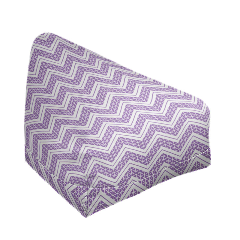 Sac de pois, H 38 po x L 42 po x P 29 po, Violet, Bourre en polyester