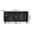 Buffet console 4 portes American Retro