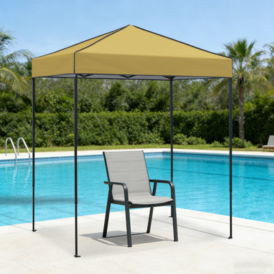 Tente de pavillon escamotable 6 x 4 pi, abris de jardin faciles à installer