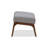 Cue Ottoman White Dark Walnut-120595936