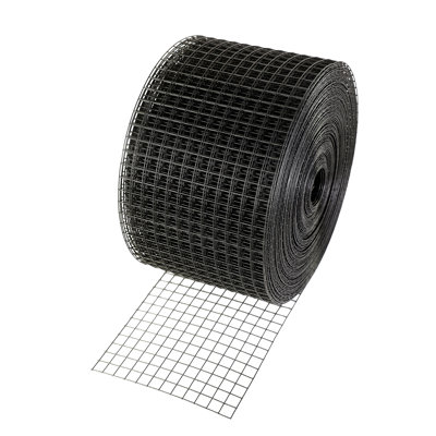 8 Inch X 100Ft Solar Panel Bird Guard, Critter Guard Roll Kit With 100Pcs Stainless Steel Fasteners, Solar Panel Guard With Rust-Proof Pvc Coating, 1/2 Inch Wire Roll Mesh
