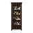 Brownness Solid Wood+Glass Display Cases