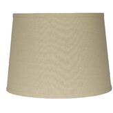 August Grove® 10'' H Linen Drum Lamp Shade & Reviews | Wayfair