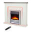 Castleton Fires & Fireplaces 110cm W Electric Fireplace with 6824.28 BTU-102762066