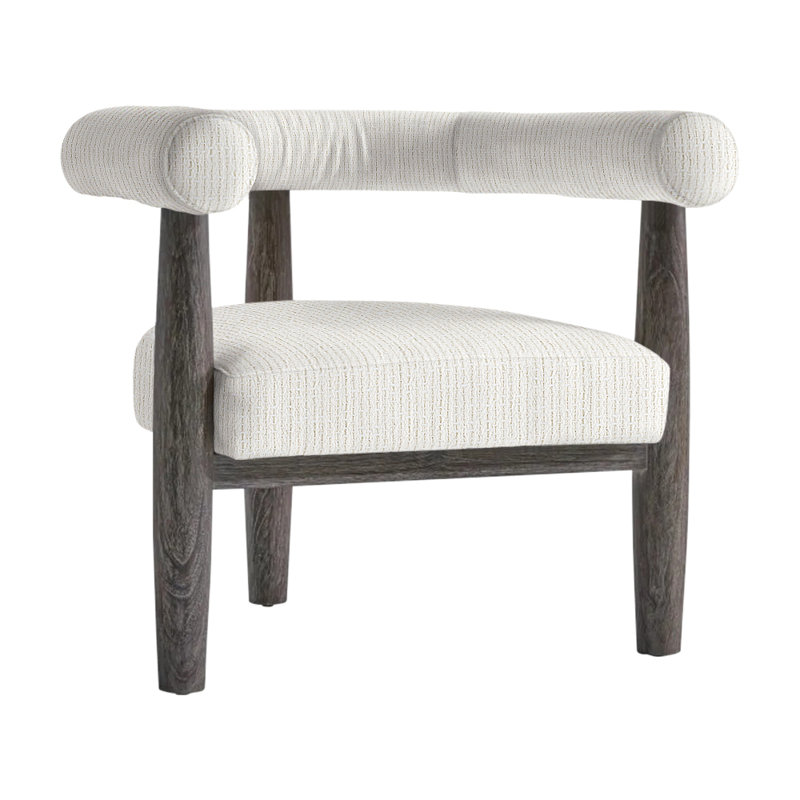 Marin Patio Chair with Cushions, Cream Outdoor Poly 6070-002