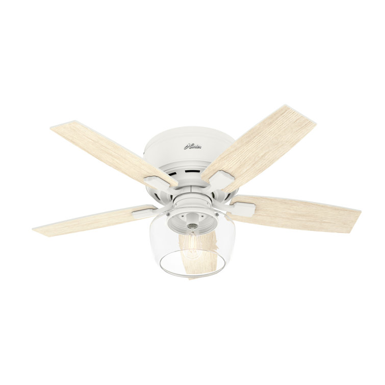 44" Bennett 5 - Blade Standard Ceiling Fan with Remote Control and Light Kit Included