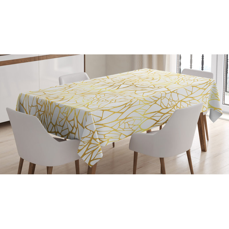 Abstract Tablecloth, 70" L x 52" W