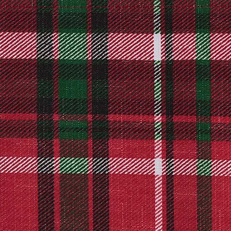 Kamryne Pocono Plaid Holiday Fabric Napkins