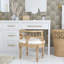 Hathaway Cotton Vanity Stool-657050899