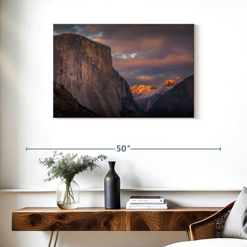 Alvord El Capitan, ciel coucher de soleil, H 24 po x l 36 po