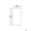 Wall Mirror CANET 90 cm 200 cm Paulownia Wood Light Brown