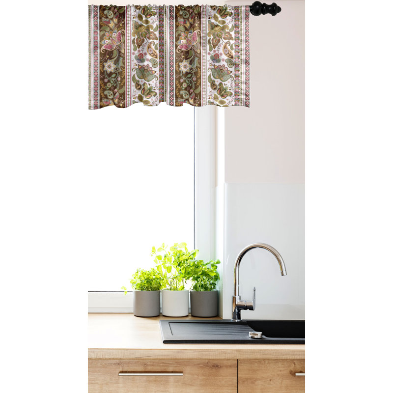 Ensemble de 2 cantonnières Ambesonne Orient, L 42 po x L 18 po