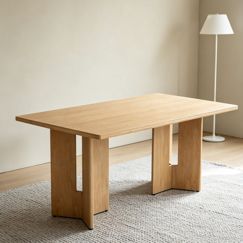 Table de salle à manger 60 "Farmhouse, Bois naturel délavé
